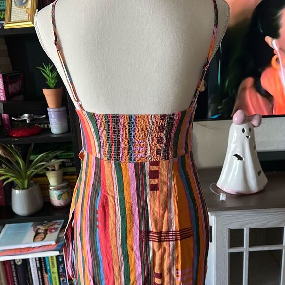 Urban Outfitters Multicolor Striped Midi Dress - Picture 7 of 10
